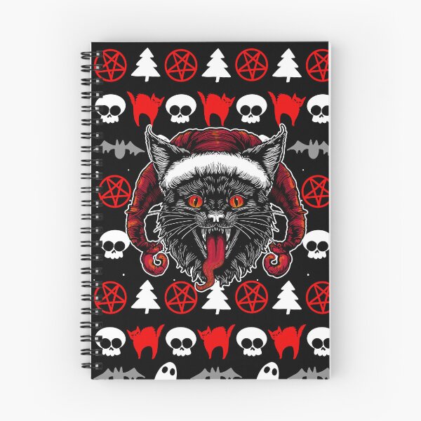 Item preview, Gothmas Krampus Christmas Cat designed and sold by KilkennyCat Art.