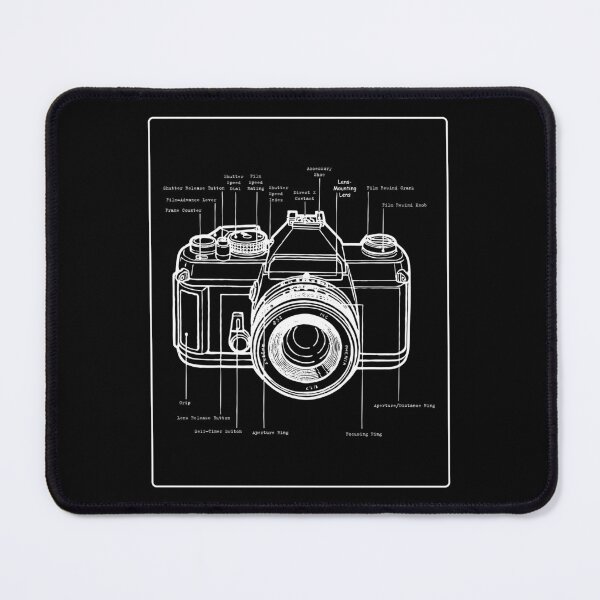 Item preview, Vintage Film Cameras - Photography Lover Gift T-Shirt Camera Blueprint Design  designed and sold by 5lav.