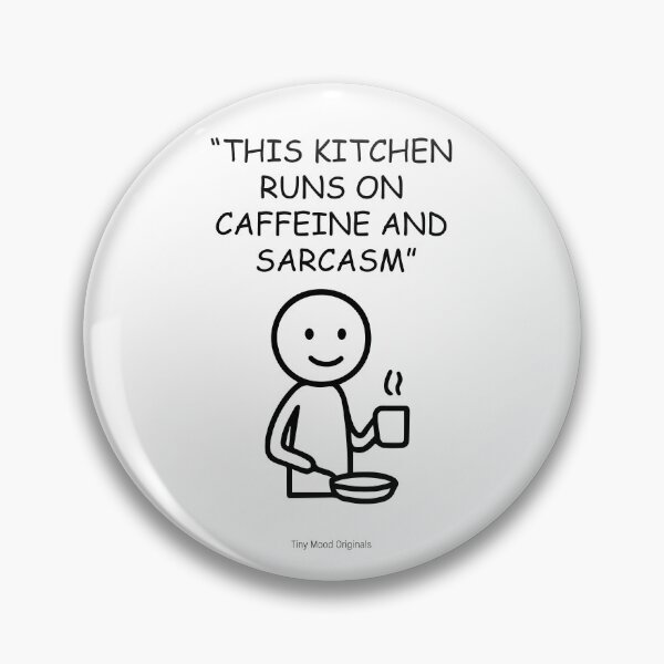 Item preview, Tiny Mood Man – Funny Cooking and Kitchen Humor Art designed and sold by eivicraft.