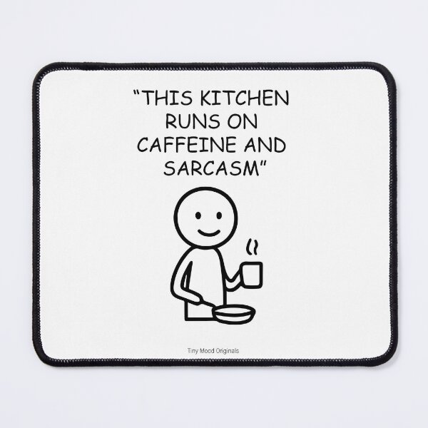 Item preview, Tiny Mood Man – Funny Cooking and Kitchen Humor Art designed and sold by eivicraft.