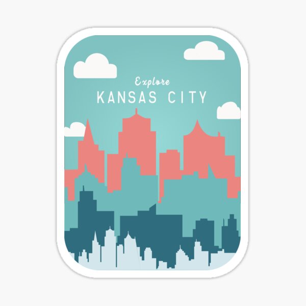 "Explore Kansas City Stickers" Sticker for Sale by ConnorOneal