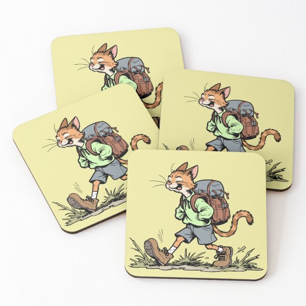 Item preview, HIKING CAT designed and sold by FROGLETART.