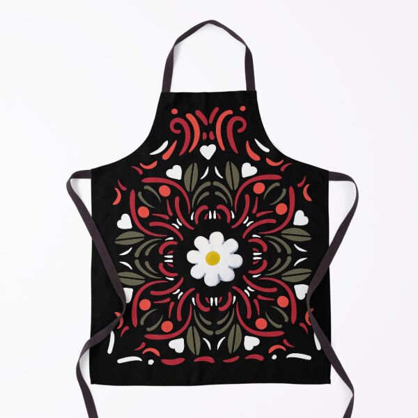 Item preview, Daisy folk heart Mandala designed and sold by Printfantasia .