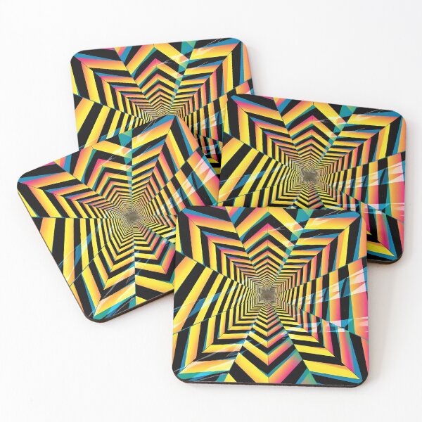Item preview, Artistic geometric pattern / optical illusion  designed and sold by Nomad-Maynard.