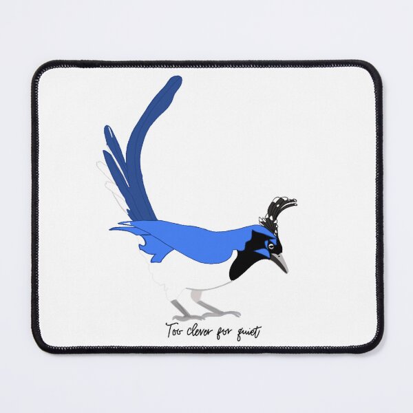 Item preview, Too Clever For Quiet – Black-throated Magpie-Jay Artwork designed and sold by RivendellBird.