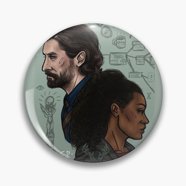 Item preview, Alan Wake 2 Alan y Saga designed and sold by Charlet-Art.