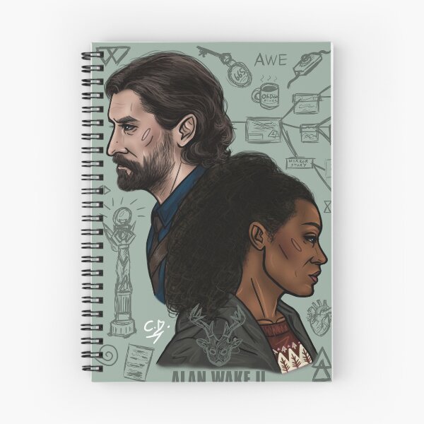 Item preview, Alan Wake 2 Alan and Saga designed and sold by Charlet-Art.