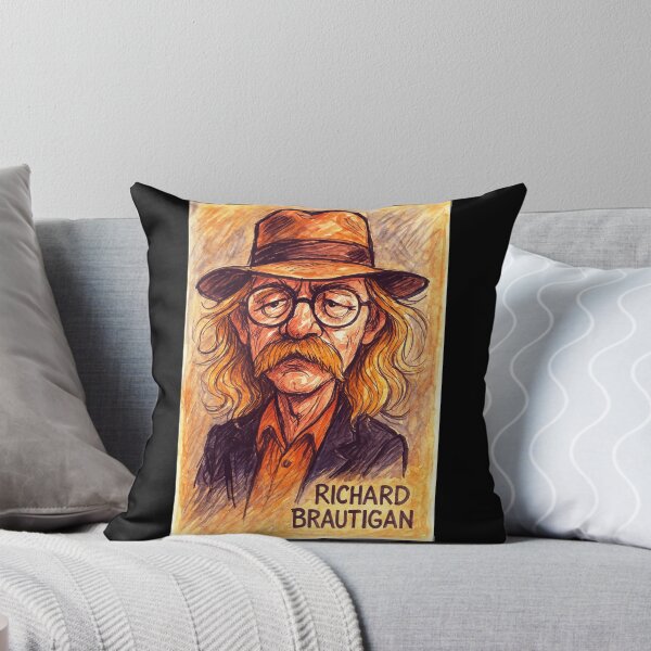 Item preview, Richard Brautigan designed and sold by Sarcastic designs.