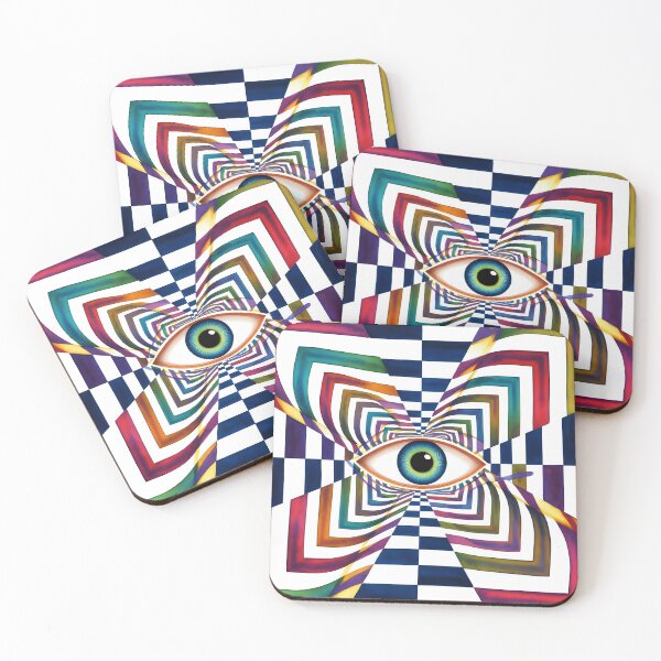 Item preview, Artistic geometric pattern / optical illusion  designed and sold by Nomad-Maynard.