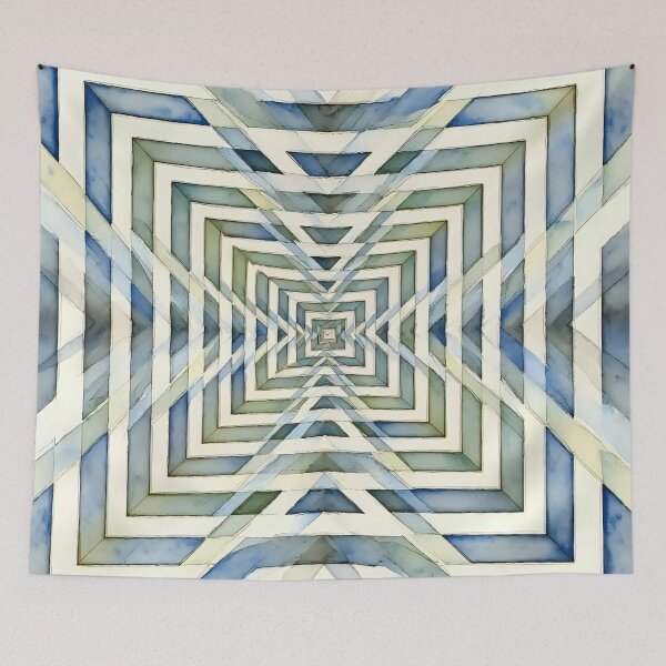 Item preview, Artistic geometric pattern / optical illusion  designed and sold by Nomad-Maynard.