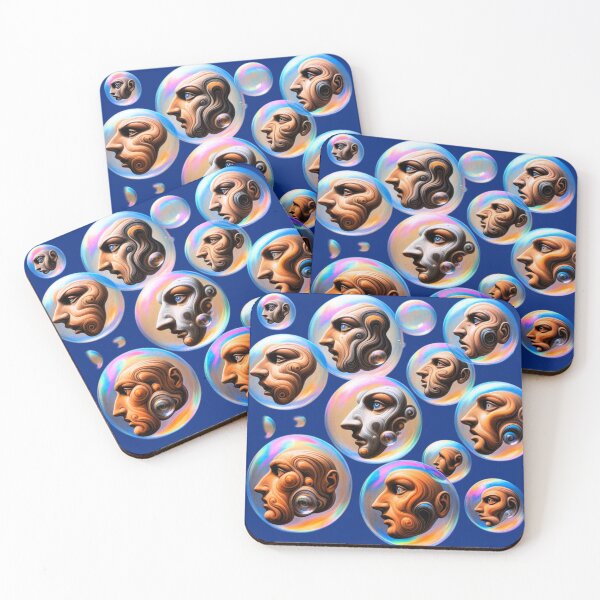Item preview, Whispering Heads Echo's in the Void: Bubble Encased Souls designed and sold by daweave77.