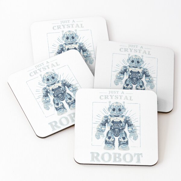 Item preview, Just a Crystal Robot – Designer Sci-Fi Art designed and sold by RED-MOUSE.