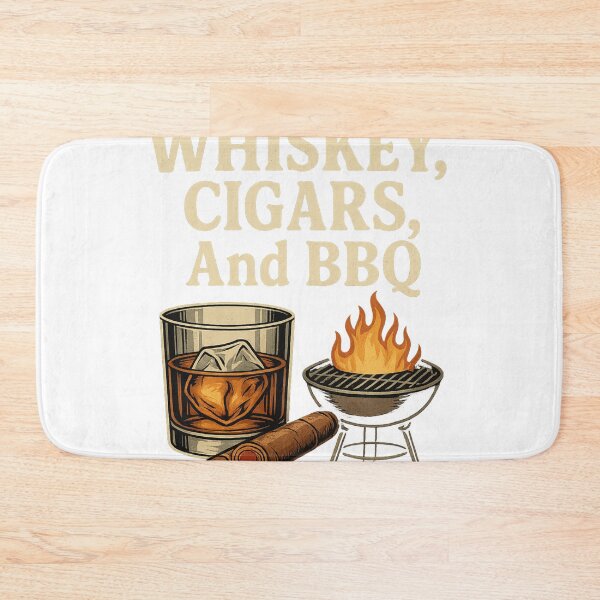 Item preview, I Like Whisky Cigars and BBQ Shirt – Whiskey Lover Grillmaster Tee designed and sold by jnct-shirts.