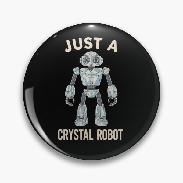 Item preview, Just a Crystal Robot – Minimal Design designed and sold by RED-MOUSE.