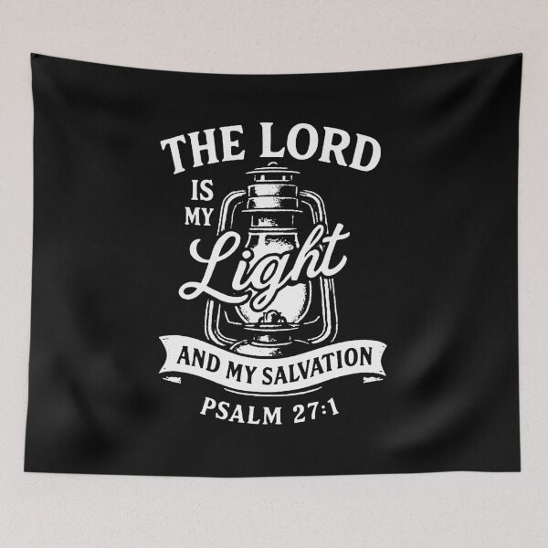 Item preview, Psalm 27:1 The LORD is my Light and my Salvation designed and sold by plushism.