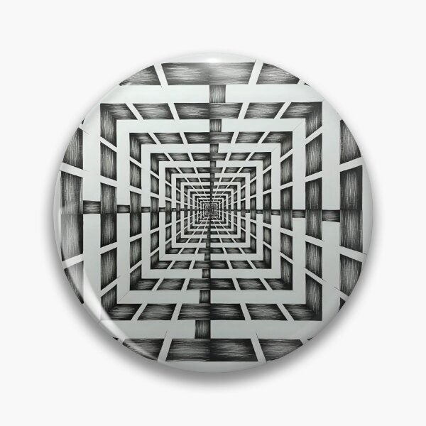 Item preview, Artistic geometric pattern / optical illusion  designed and sold by Nomad-Maynard.