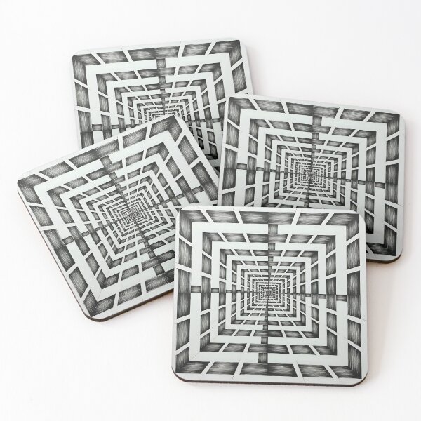 Item preview, Artistic geometric pattern / optical illusion  designed and sold by Nomad-Maynard.