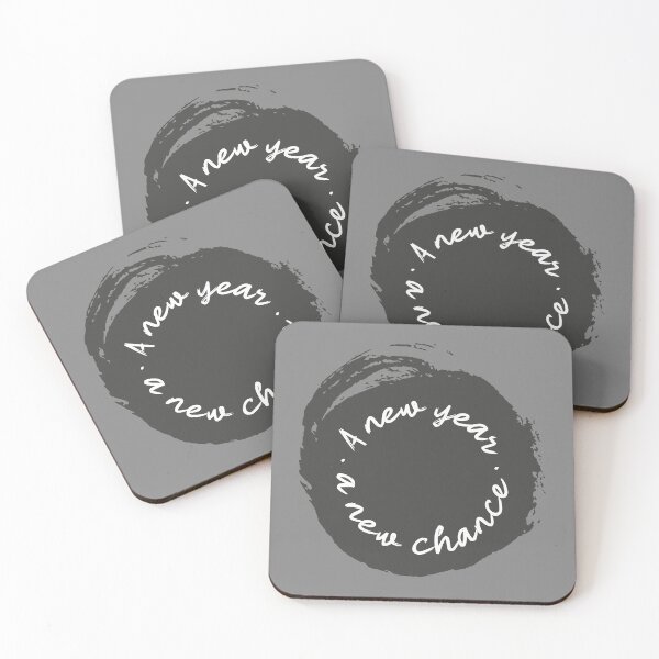 Item preview, A New Year, A New Chance – Hand Lettered Circle Design designed and sold by modo-arte.