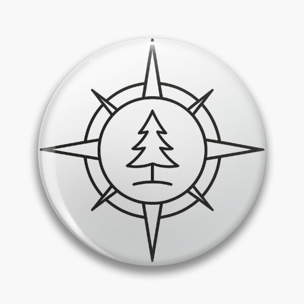 Item preview, Compass Rose Explorer Emblem designed and sold by Tactical Override.