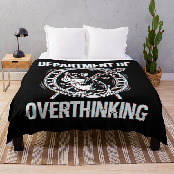 Item preview, Funny Glitch Hamster Department Of Overthinking - Anxiety ADHD Meme designed and sold by Mason-Pride.