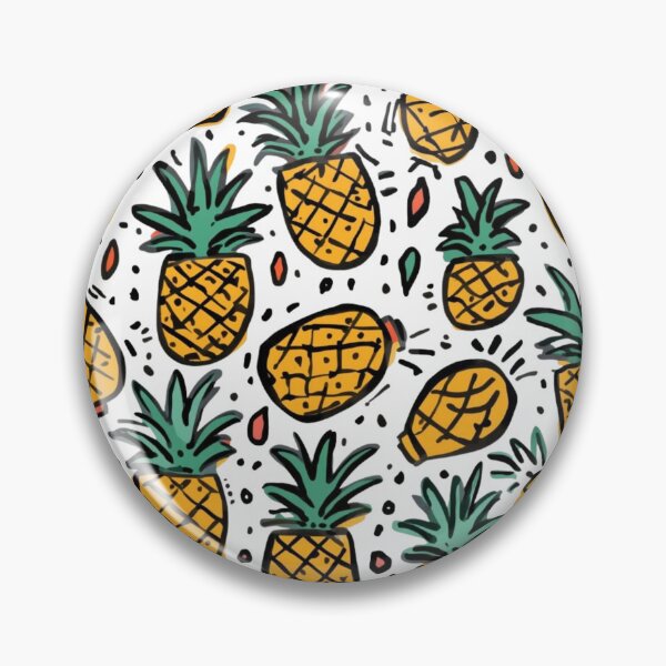 Item preview, Funny Pineapple Pattern – Cute Tropical Summer Fruit Design designed and sold by MindLena.
