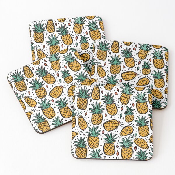 Item preview, Funny Pineapple Pattern – Cute Tropical Summer Fruit Design designed and sold by MindLena.