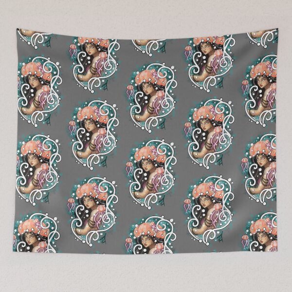 Item preview, Jelly Fish Girl designed and sold by Ink-Art-Co.