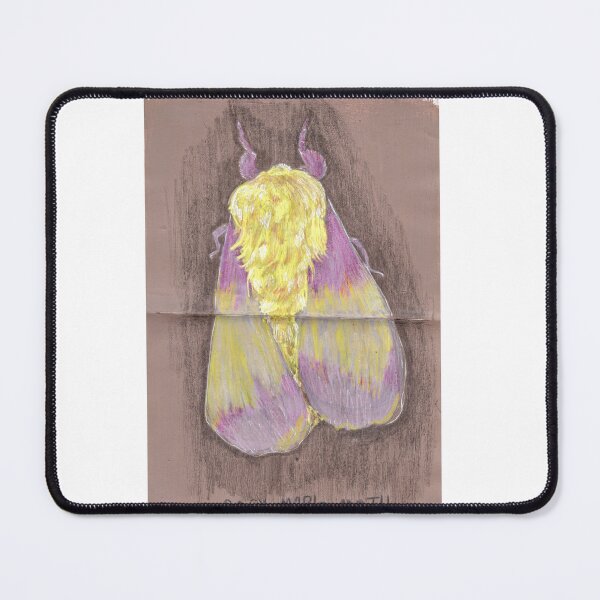 Item preview, Rosy Maple Moth designed and sold by HouseplantsAndScamps.
