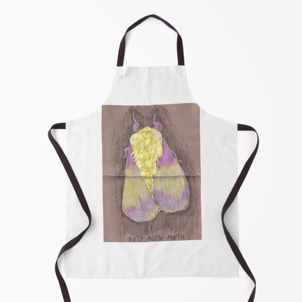 Item preview, Rosy Maple Moth designed and sold by HouseplantsAndScamps.