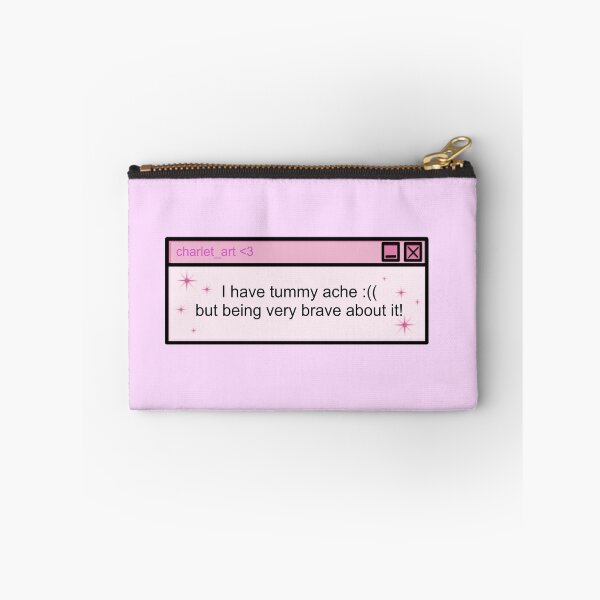 Item preview, I have tummy ache pink popup window  designed and sold by Charlet-Art.