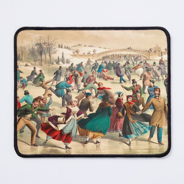Item preview, Vintage Art Reproduction: Central Park, Winter designed and sold by The Real Victorian.