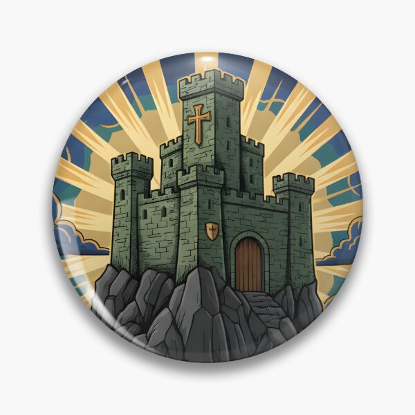 Item preview, Christian Fortress Art Be Strong In The Lord Ephesians 6 10 Verse. designed and sold by loveandlightrb.