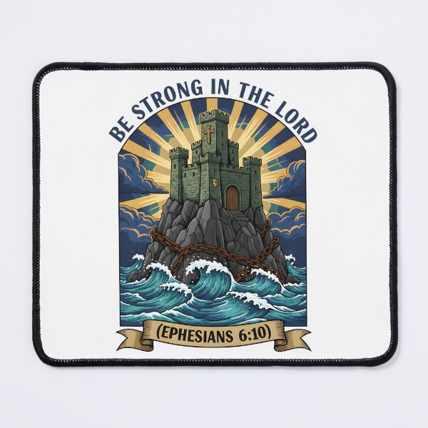 Item preview, Christian Fortress Art Be Strong In The Lord Ephesians 6 10 Verse. designed and sold by loveandlightrb.
