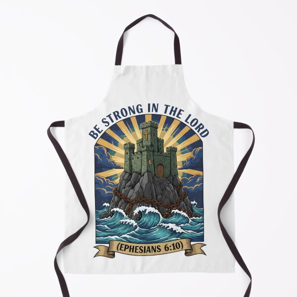 Item preview, Christian Fortress Art Be Strong In The Lord Ephesians 6 10 Verse. designed and sold by loveandlightrb.
