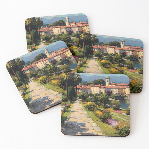 Item preview, Lake Maggiore Garden Pathway to a Lakeside Villa designed and sold by daila70.