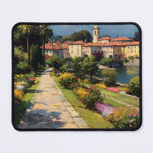 Item preview, Lake Maggiore Garden Pathway to a Lakeside Villa designed and sold by daila70.