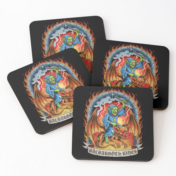 Item preview, Goblin Demon Rider - Vintage Fantasy Horror designed and sold by CoffinsArt.
