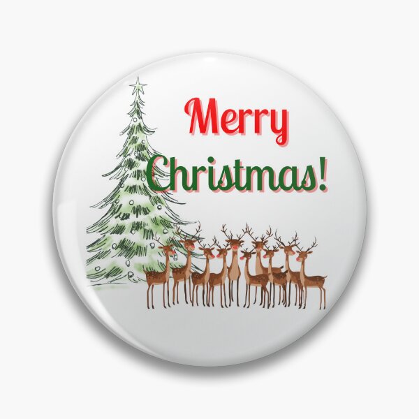 Item preview, Group of Reindeer wish you Merry Christmas! designed and sold by Goldmedaldesign.
