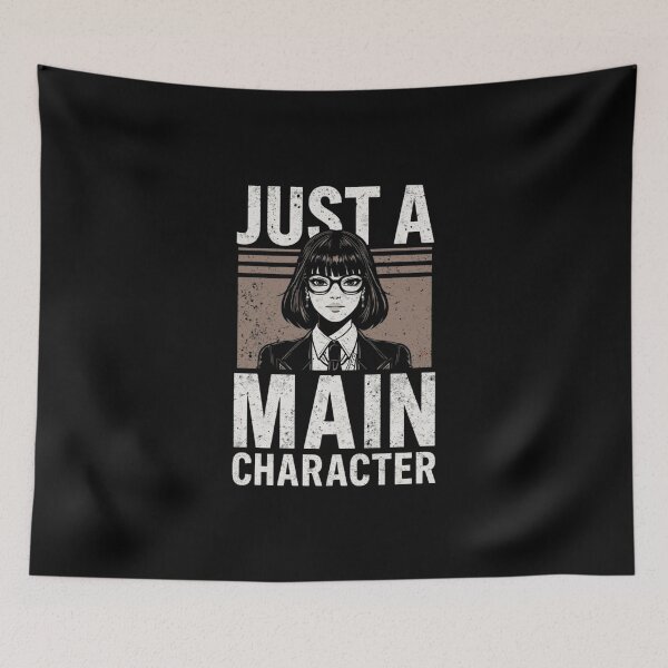 Item preview, Just a Main Character – Indie Aesthetic designed and sold by RED-MOUSE.