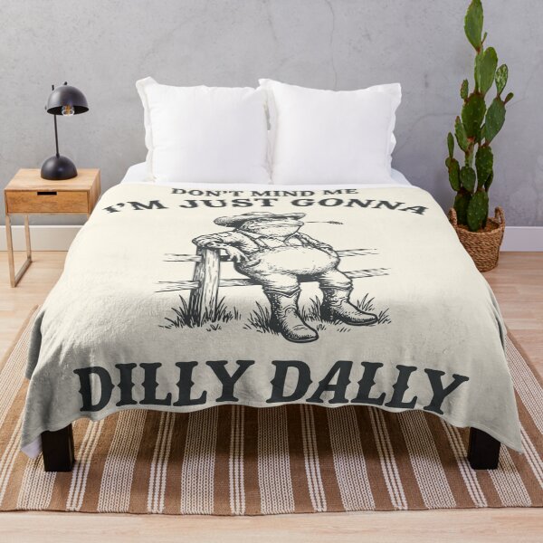 Item preview, I'm Just Gonna Dilly Dally Funny Frog Farmer  designed and sold by Y-Vibes.