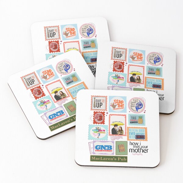 Item preview, How I met your mother stamps designed and sold by swanspirate520.