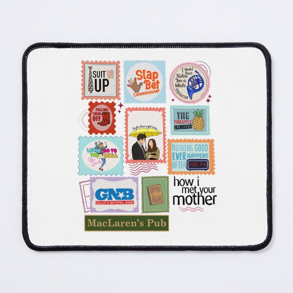 Item preview, How I met your mother stamps designed and sold by swanspirate520.