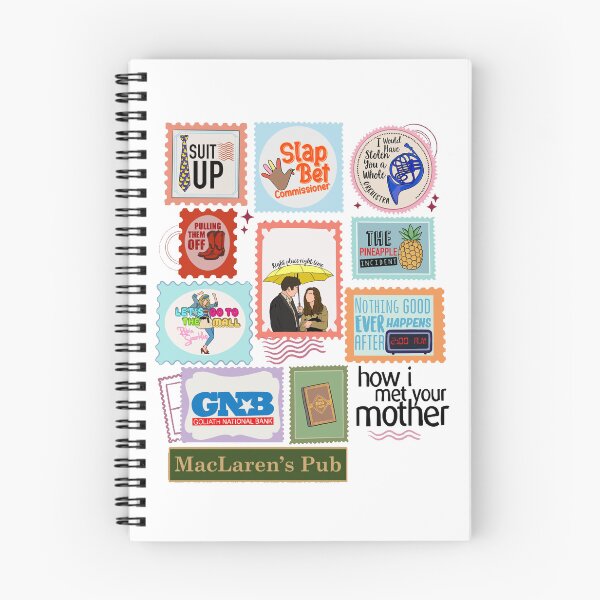 Item preview, How I met your mother stamps designed and sold by swanspirate520.