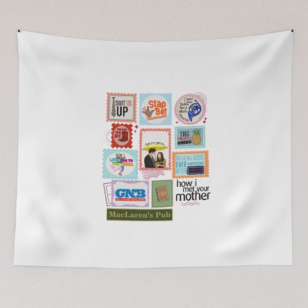 Item preview, How I met your mother stamps designed and sold by swanspirate520.