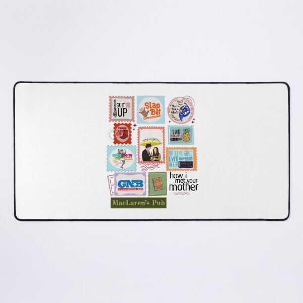 Item preview, How I met your mother stamps designed and sold by swanspirate520.