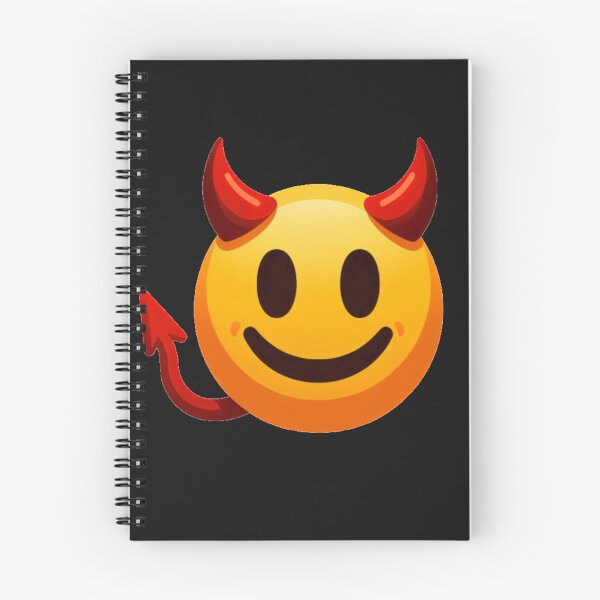 Item preview, Smiley Devil Emoji designed and sold by DeadThingsShop.
