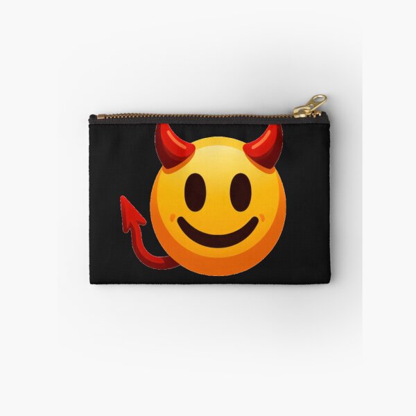 Item preview, Smiley Devil Emoji designed and sold by DeadThingsShop.