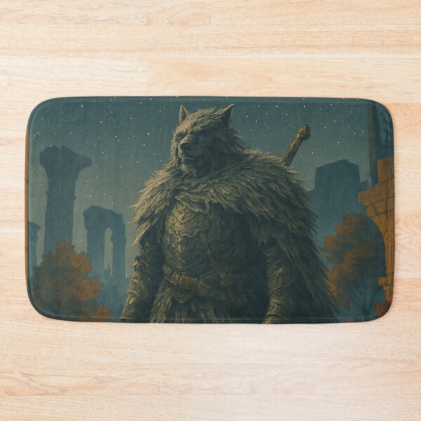 Item preview, Elden Ring Travel Poster - Hallowhorn Grounds, Siofra River (Blaidd) designed and sold by PizzaBaratheon.