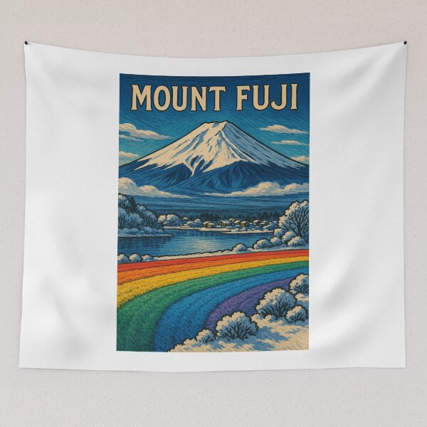 Item preview,  Snowy Fields of Mount Fuji, Japan designed and sold by Aryabek.