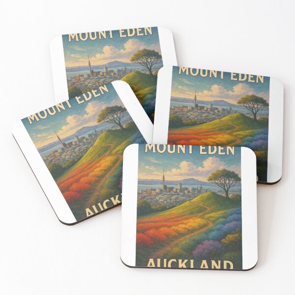 Item preview, Mount Eden Volcano Peak with Auckland CBD Sky Tower designed and sold by Aryabek.